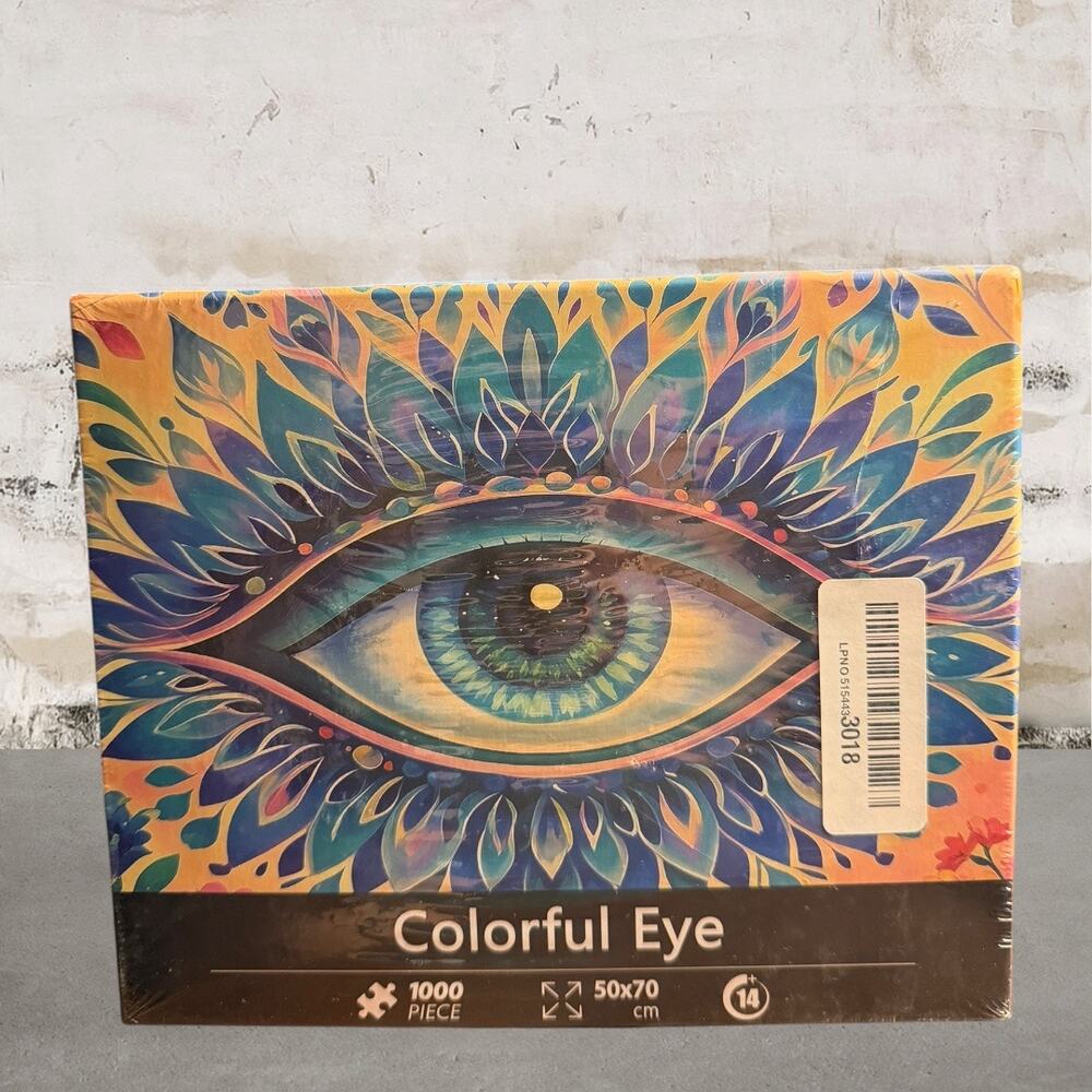GIVEITALL 1000 Piece Flower Eyes Puzzle NIB